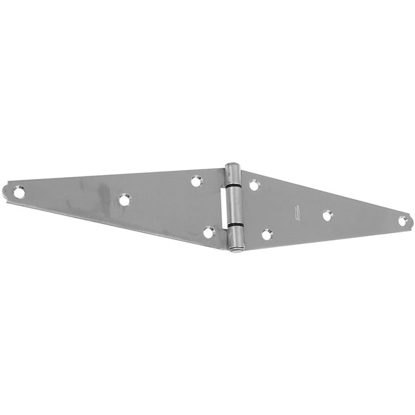 National Hardware N342-493 Heavy Strap Hinge, Stainless Steel, Tight Pin