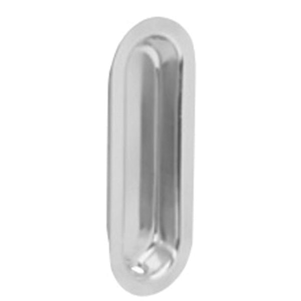 Schlage Ives Series 223B15 Oval Pull, 1-5/16 in W, 14/32 in D, 3-9/16 in H, Brass, Satin Nickel