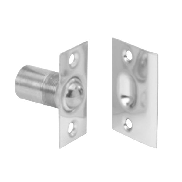 Schlage 347B26D Ball Catch, Brass, Satin Chrome
