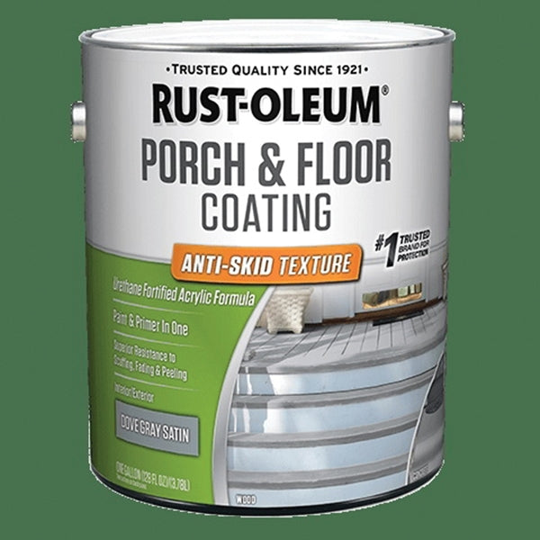 RUST-OLEUM 262365 Porch and Floor Coating, Dove Gray, Liquid