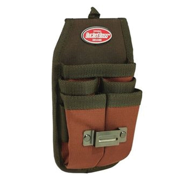 Bucket Boss 54184 Four-Barrel Sheath, 5-Pocket, Poly Ripstop Fabric, Brown/Green, 4-1/2 in W, 9 in H, 2 in D