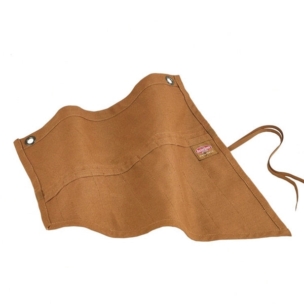 Bucket Boss Original Series 70003 Wrench Roll, 18 in W, 17-1/2 in H, 11-Pocket, Canvas, Brown