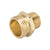 Landscapers Select GHADTRS-2 Hose Connector, 1/2 x 3/4 in, MNPT x MNH, Brass, Brass