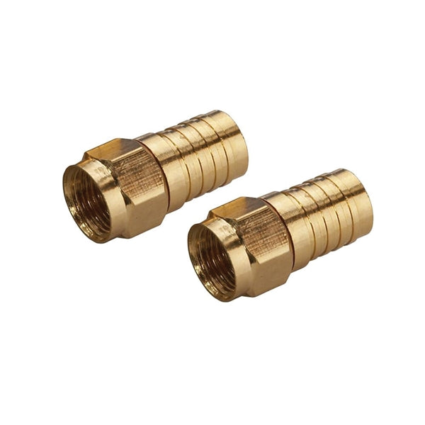 Zenith VA1002RG6WC Crimp-On Connector, Female Connector, Gold