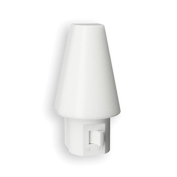 AmerTac Tipi Series NL-TIPI-F Night Light, 120 V, 0.3 W, LED Lamp, Warm White Light, 1 Lumens, 3000 K Color Temp