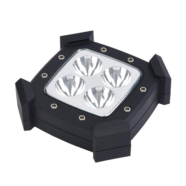 AmerTac LW2002B-N1 Rugged Puck Light, 3-Lamp, LED Lamp, 50 Lumens