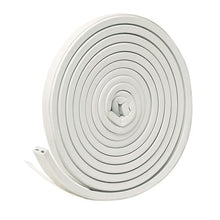 Load image into Gallery viewer, Frost King V23WA Foam Weatherseal Tape, 3/8 in W, 17 ft L, 1/8 in Thick, Rubber, White
