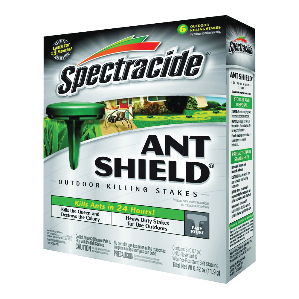 Spectracide HG-65597 Ant Shield Stake, Solid, Peanut