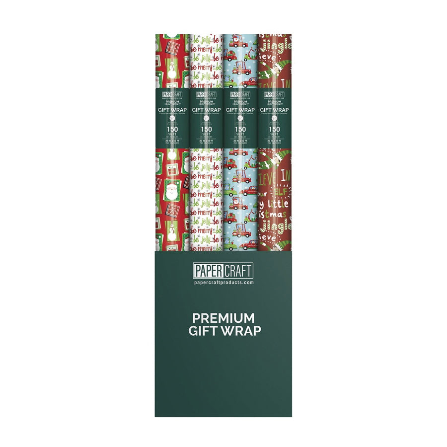 Santas Forest 68410 Gift Wrap, Paper