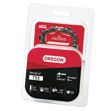 Load image into Gallery viewer, Oregon VersaCut T55 Chainsaw Chain, 16 in L Bar, 0.05 Gauge, 3/8 in TPI/Pitch, 55-Link
