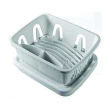 Load image into Gallery viewer, CAMCO 43511 Dish Drainer and Tray, Plastic, White, 11.69 in L, 9-1/2 in W, 4-3/4 in H
