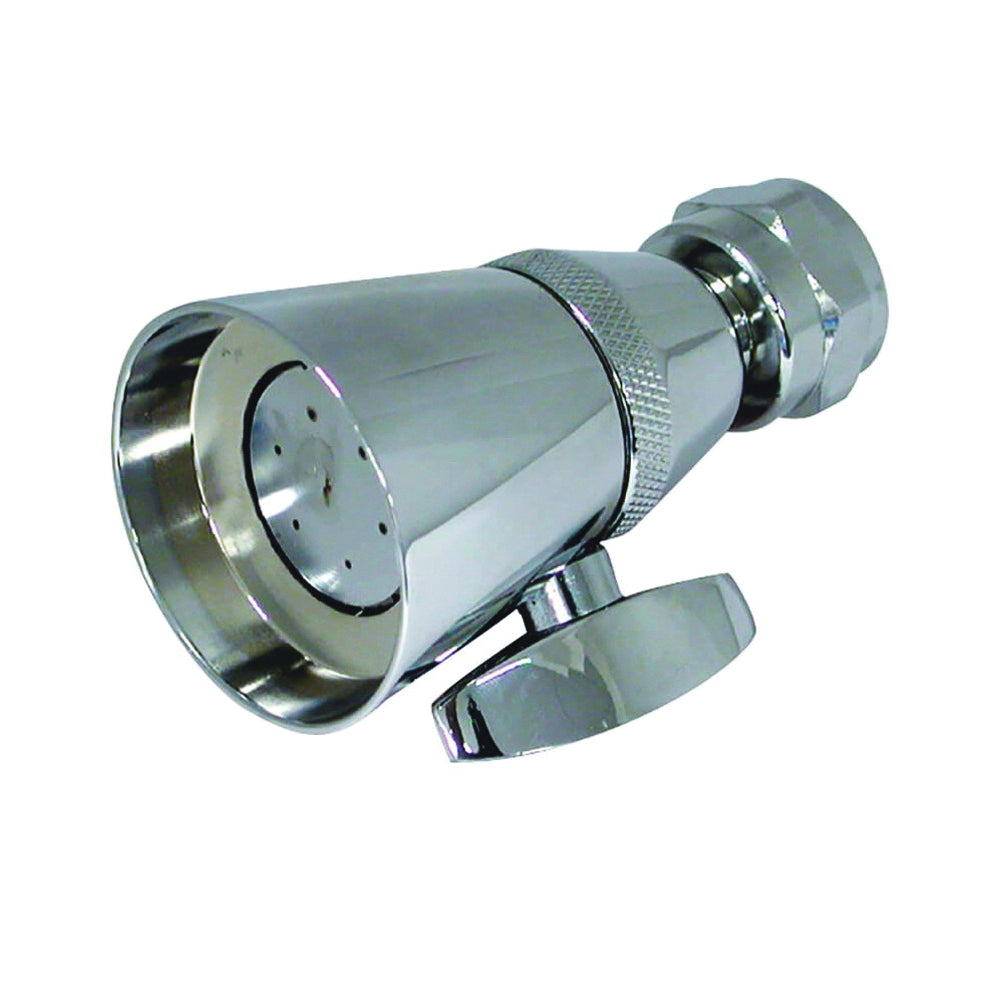 Danco 80768 Shower Head, 2.5 gpm, 1/2 in Connection, IPS, Brass, Chrome, 1-11/16 in Dia