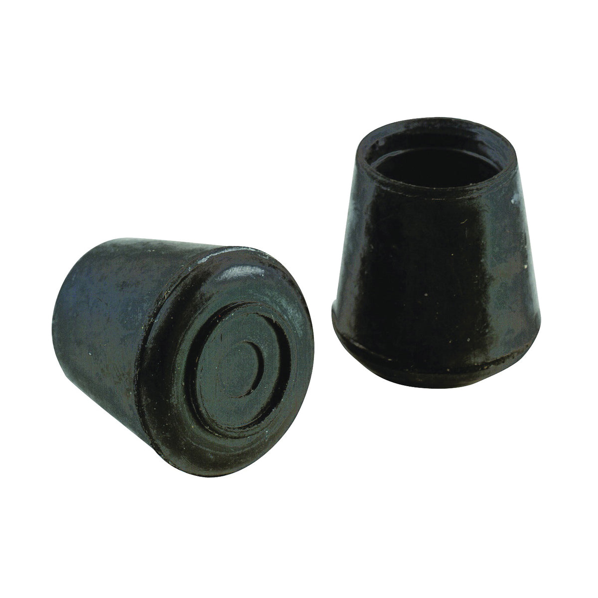 Shepherd Hardware 9763 Furniture Leg Tip, Round, Rubber, Black, 1-1/8 in Dia