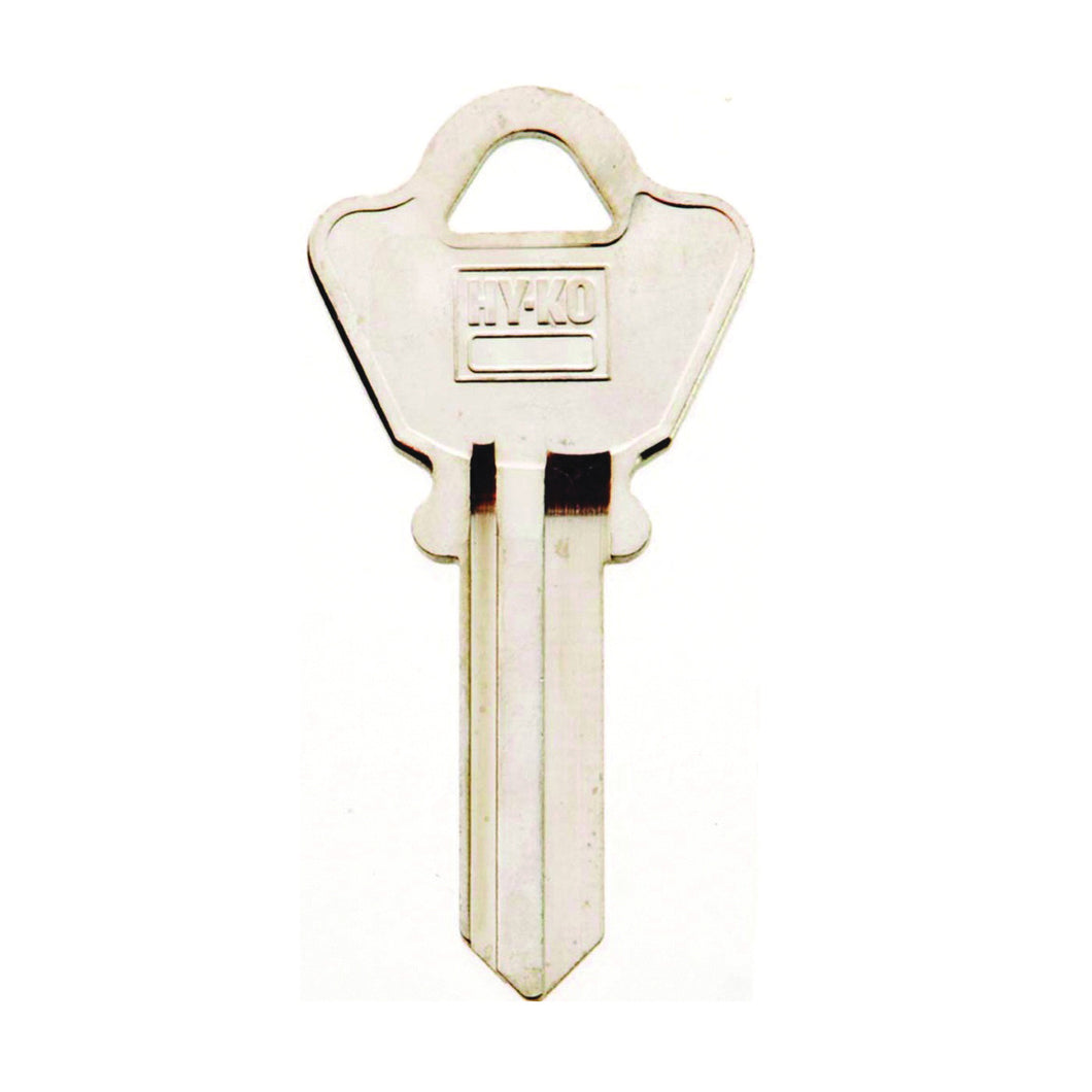 HY-KO 11010WE1 Key Blank, Brass, Nickel, For: Welch Cabinet, House Locks and Padlocks