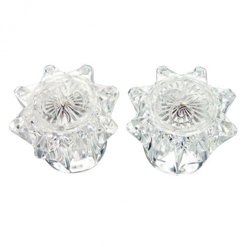 Danco 88889 Faucet Handle, Acrylic, For: Universal Two Handle Kitchen and Lavatory Faucets