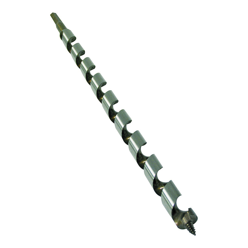 Greenlee 66PT-3/4 Auger Drill Bit, 3/4 in Dia, 18 in OAL, Twist Flute, 7/16 in Dia Shank, Hex Shank