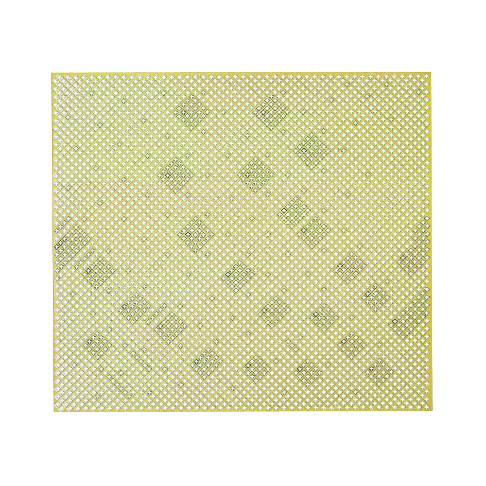 M-D 57240 Decorative Metal Sheet, 36 in W, 36 in L, Cloverleaf Tread, Aluminum, Albras