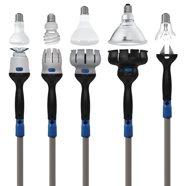 Unger 977001 Light Bulb Changer, 11 ft L Extension