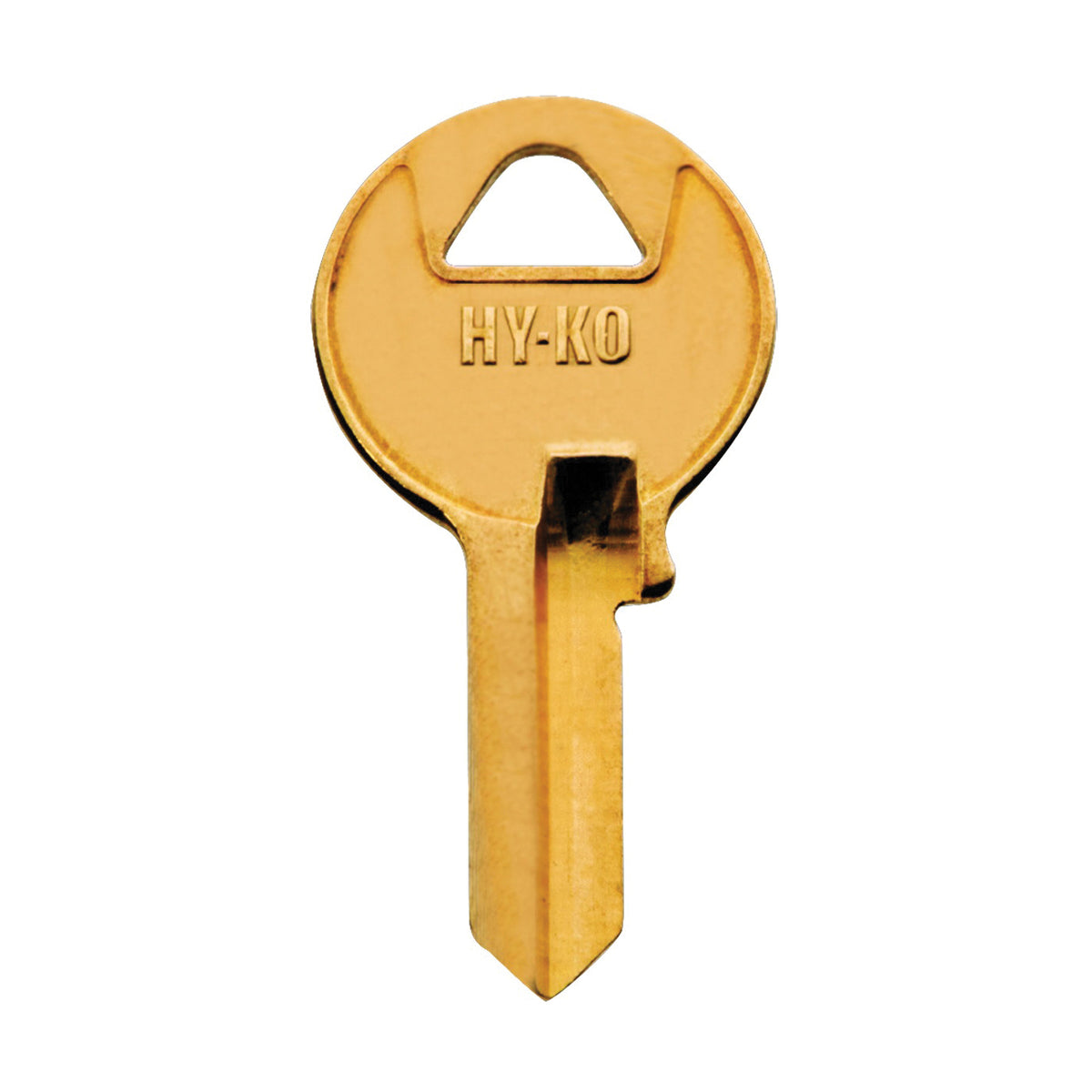 HY-KO 21200M1BR Key Blank, Brass, Nickel, For: Master Cabinet, House Locks and Padlocks