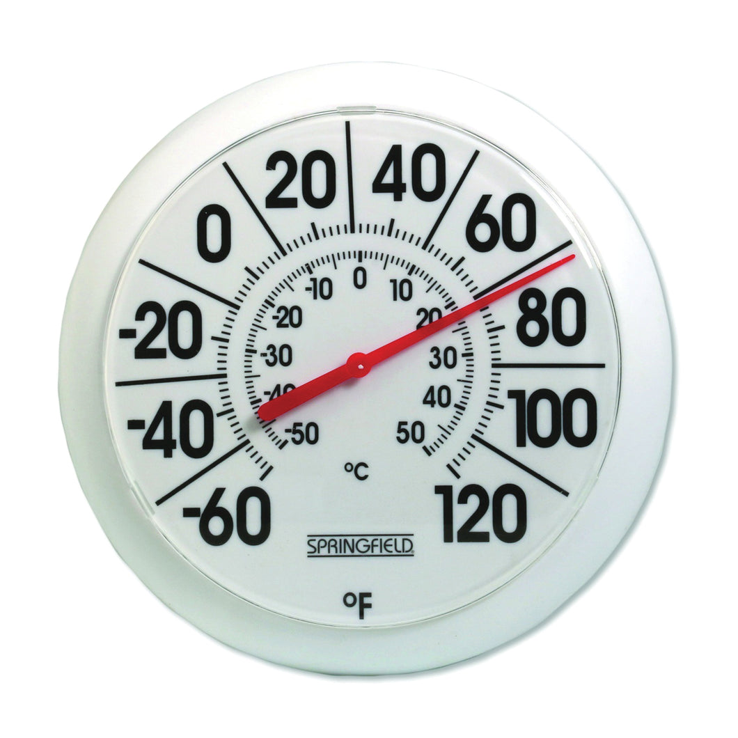 Taylor 90050 Thermometer, -60 to 120 deg F, Resin Casing