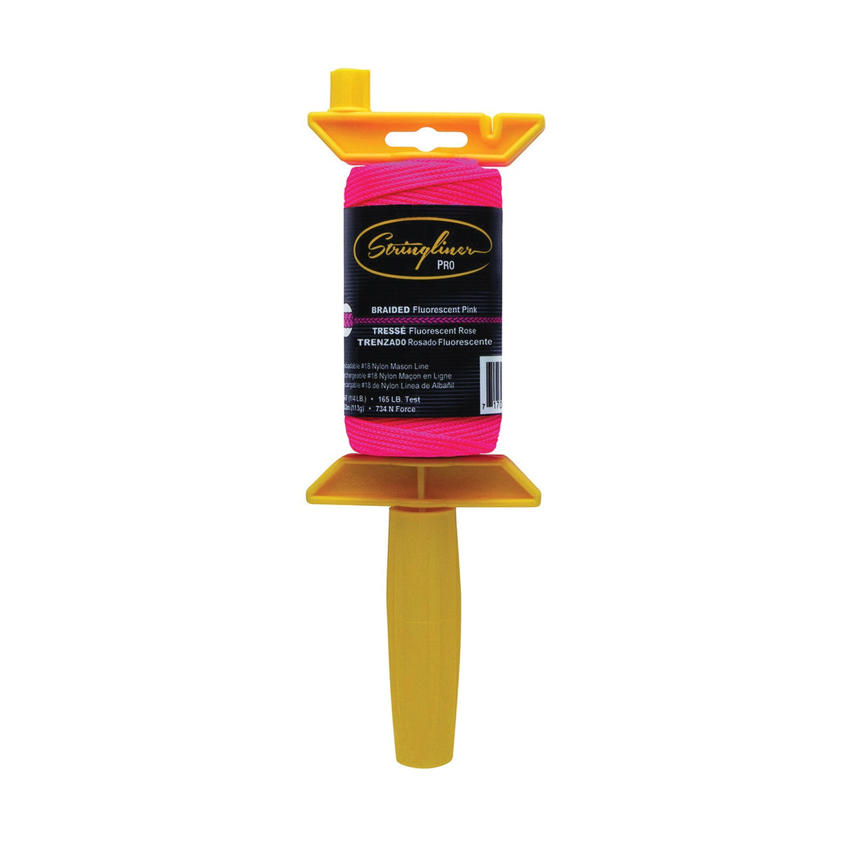 Stringliner 25162 Line Reel, 250 ft L Line, Fluorescent Pink Line