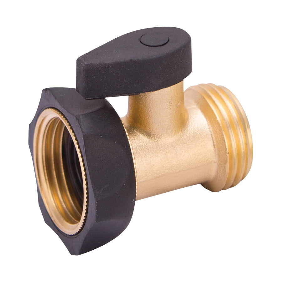 Landscapers Select GB9111A3L Hose Shut-Off Valve, 3/4 in, Female, 1 -Port/Way, Brass Body, Brass