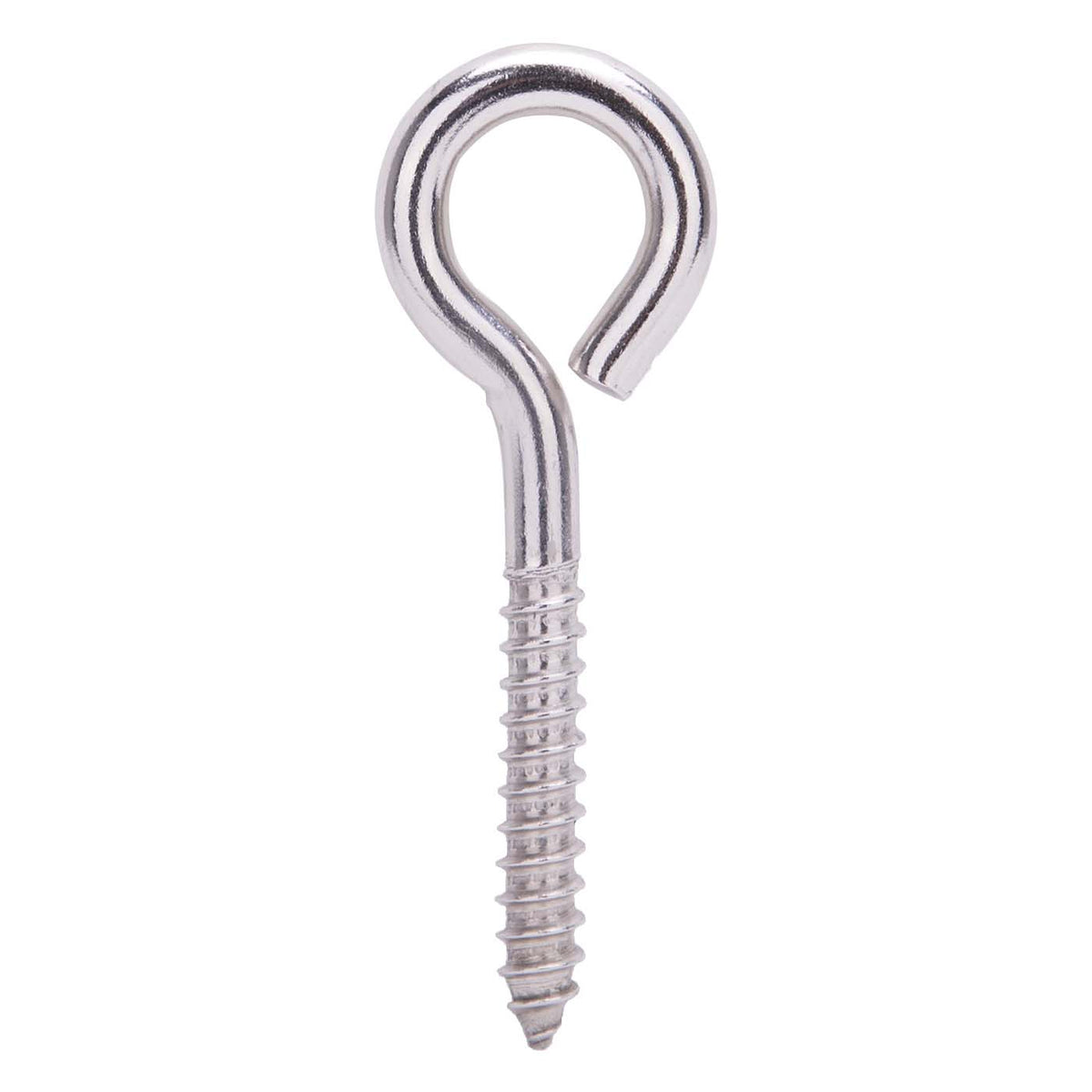 ProSource LR262 Lag Eye Bolt, 9 mm Thread, Screw Thread, 2 in L Thread, 1-3/8 in Dia Eye, 374 lb Working Load