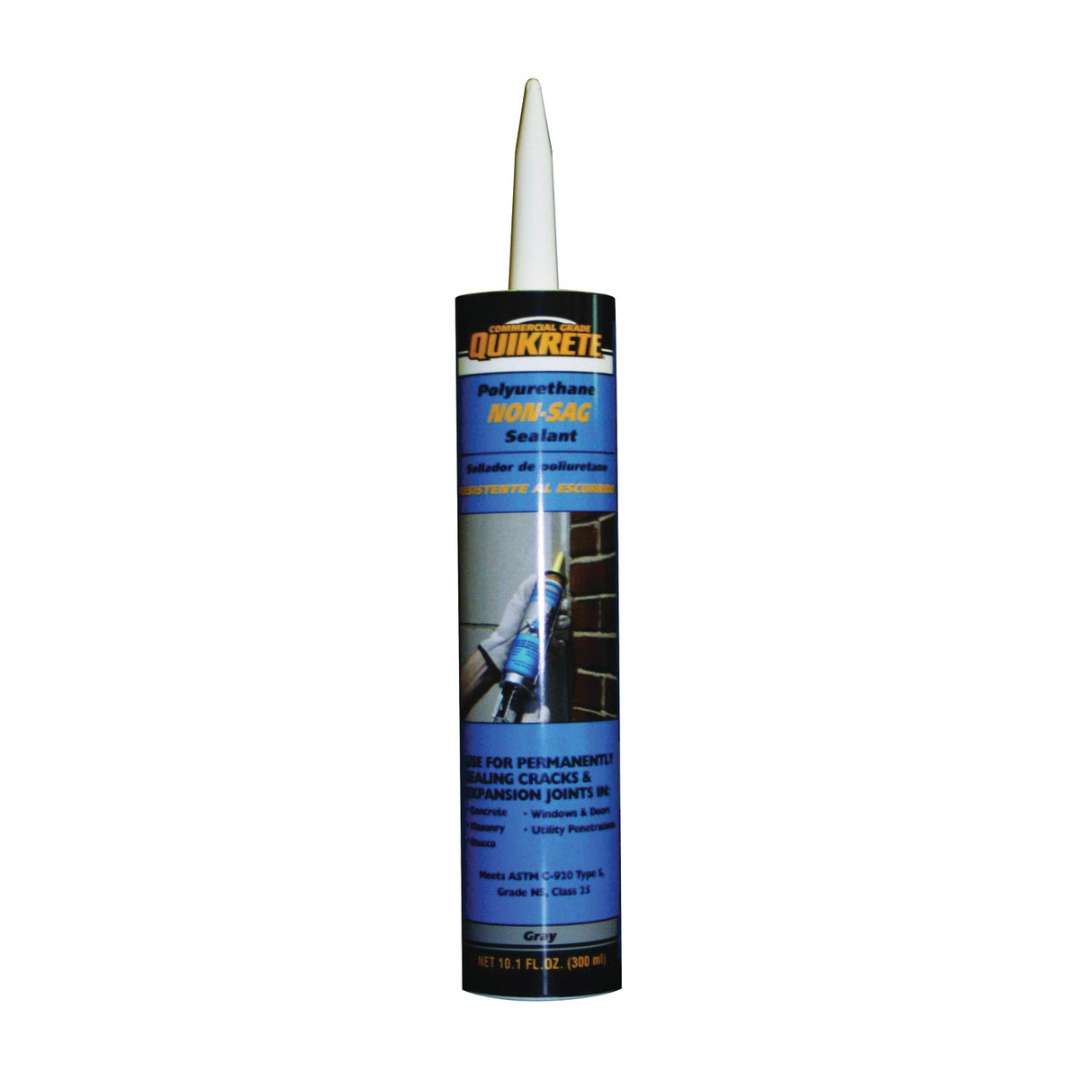Quikrete 8660-11 Sealant, Gray, 10.1 oz Caulking Tube