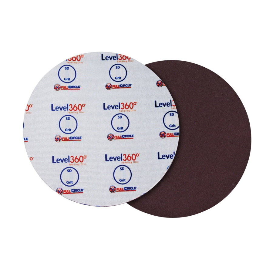 Full Circle SD80-5 Sanding Disc, 8-3/4 in Dia, 80 Grit, Medium, Aluminum Oxide Abrasive, Paper Backing