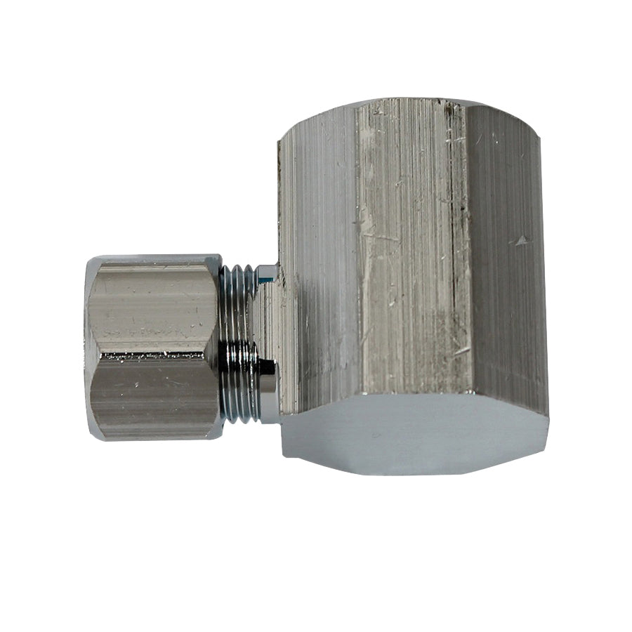 Plumb Pak PP76PCLF Adapter, 1/2 x 3/8 in, FIP x Compression, Chrome