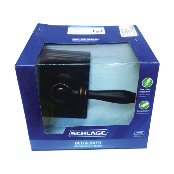 Schlage Birmingham Series F40VBIR716ADD Privacy Lever, Aged Bronze