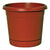 Southern Patio RN0612TC Riverland Planter with Saucer, 6 in Dia, Round, Poly Resin, Terra Cotta, Matte