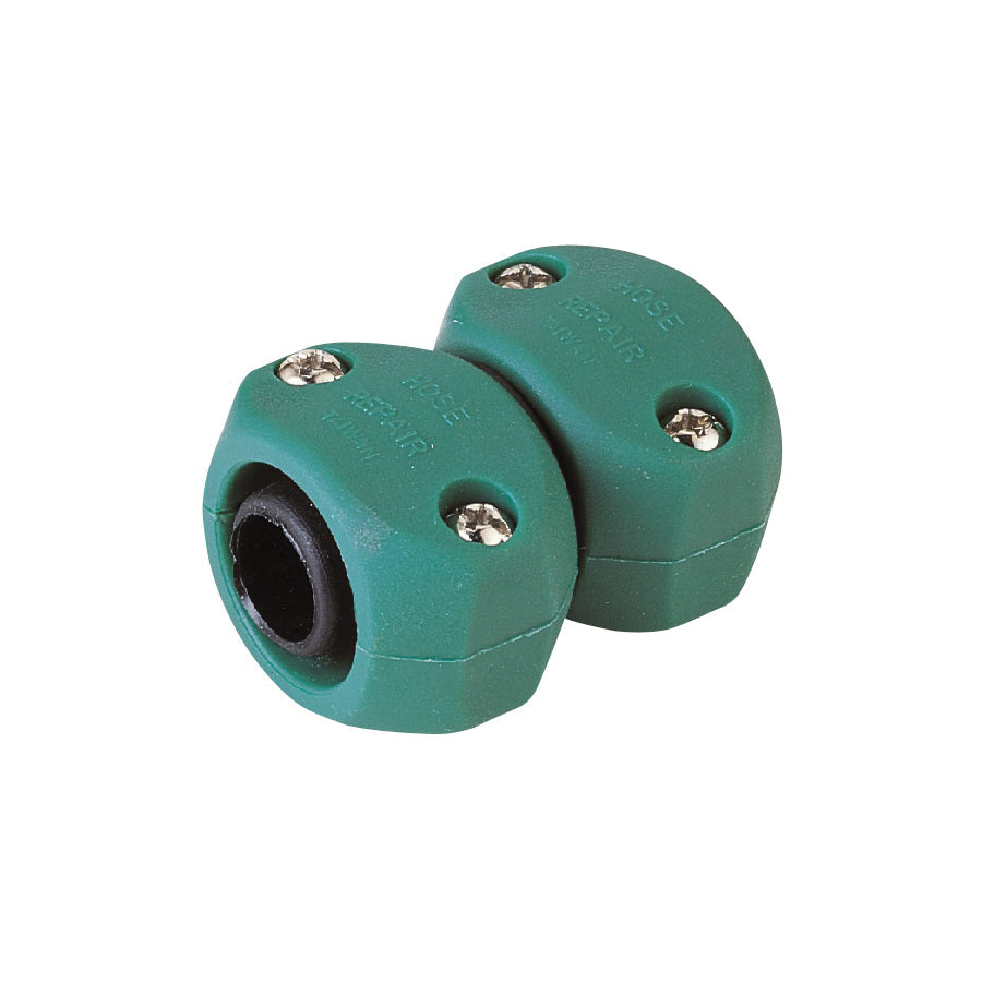 Landscapers Select GC5323L Hose Mender, 5/8 to 3/4, Male, Plastic, Black and Green