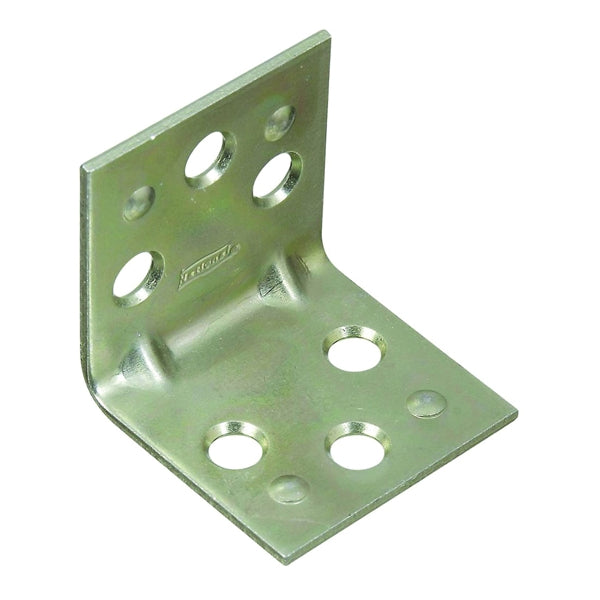 National Hardware MP121BC Series N285-510 Corner Brace, 1-1/2 in L, 1-1/2 in W, 1-1/2 in H, Steel, Zinc