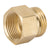 Landscapers Select GHADTRS-6 Hose Connector, 3/4 x 3/4 in, MNH x FNPT, Brass, Brass