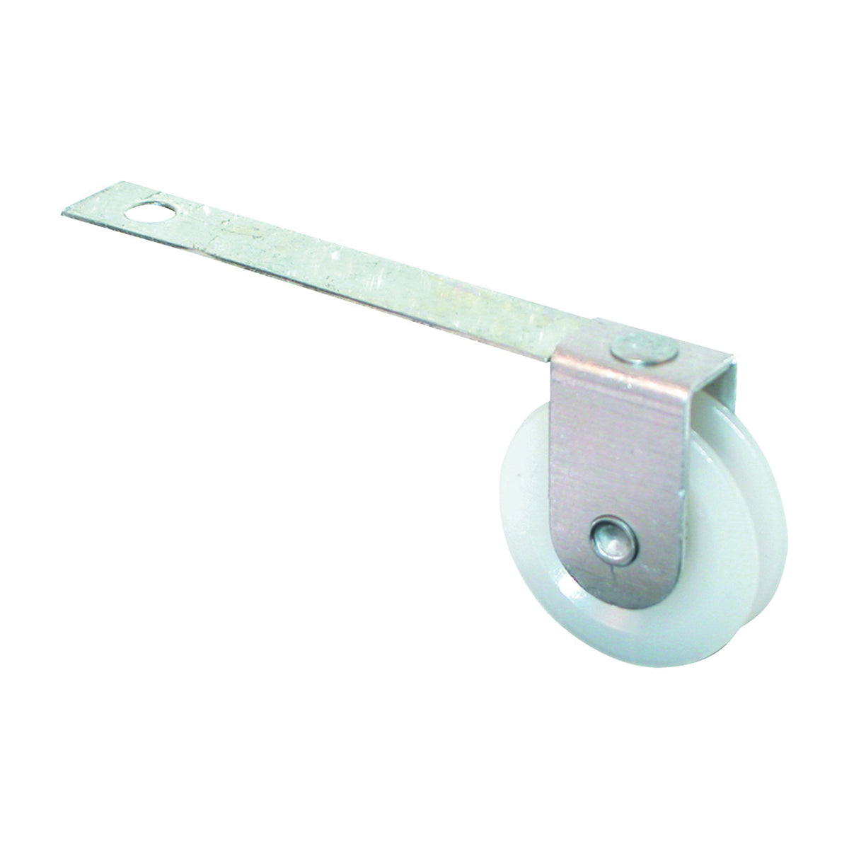 Prime-Line B 521 Roller Assembly, 1 in Dia Roller, 1/4 in W Roller, Plastic/Steel, 2-Roller