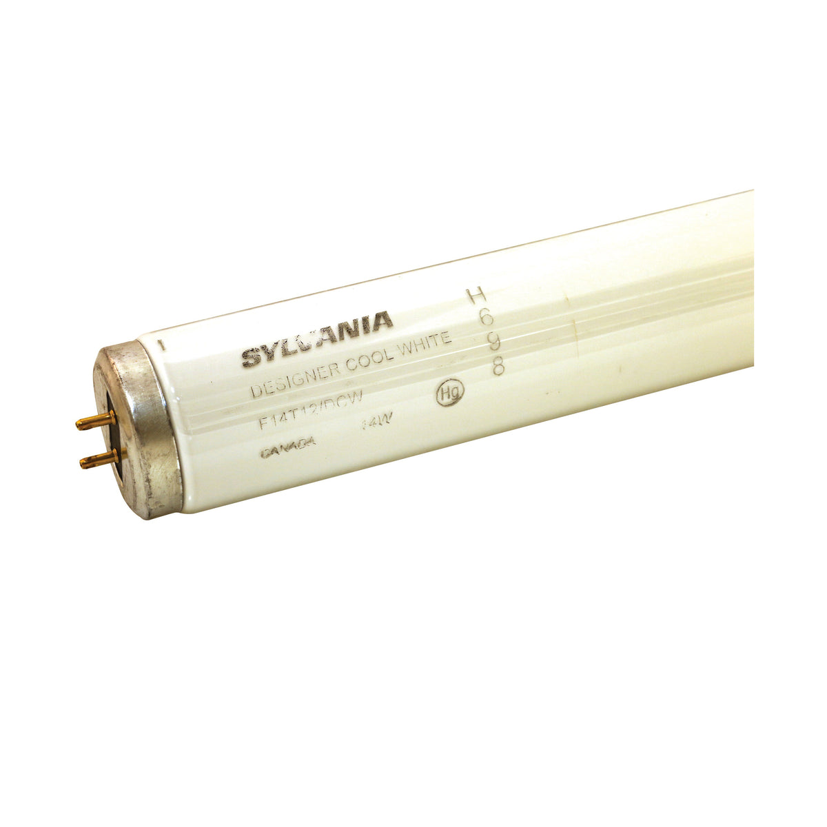 Sylvania 21536 Fluorescent Bulb, 14 W, T12 Lamp, Medium Lamp Base, 648 Lumens, 4100 K Color Temp, Cool White Light