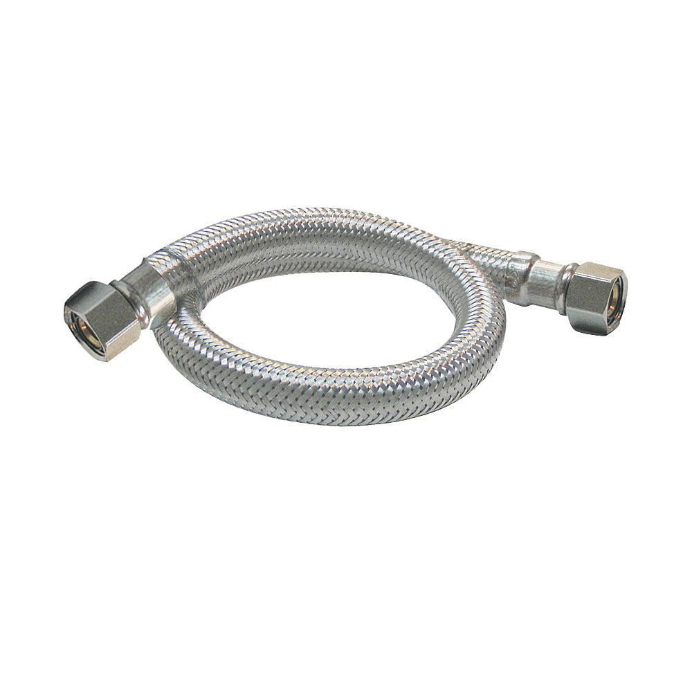 Plumb Pak EZ Series PP23809LF Sink Supply Tube, 3/8 in Inlet, Compression Inlet, 3/8 in Outlet, Compression Outlet