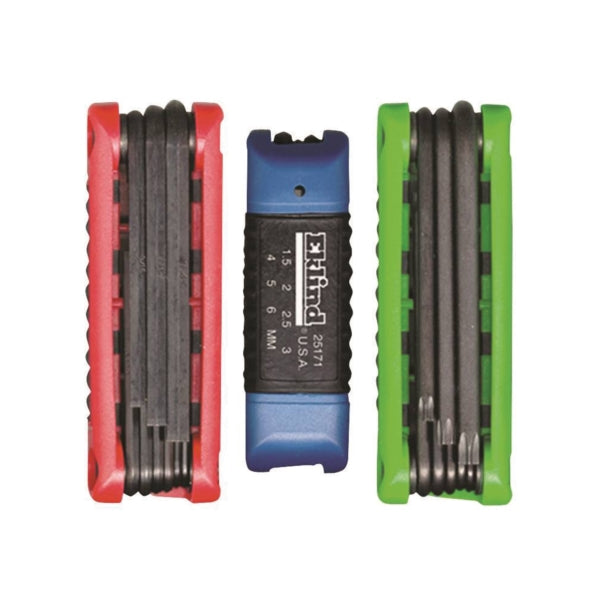 Eklind 25024 Hex T-Key Set, 24-Piece, Steel, Black