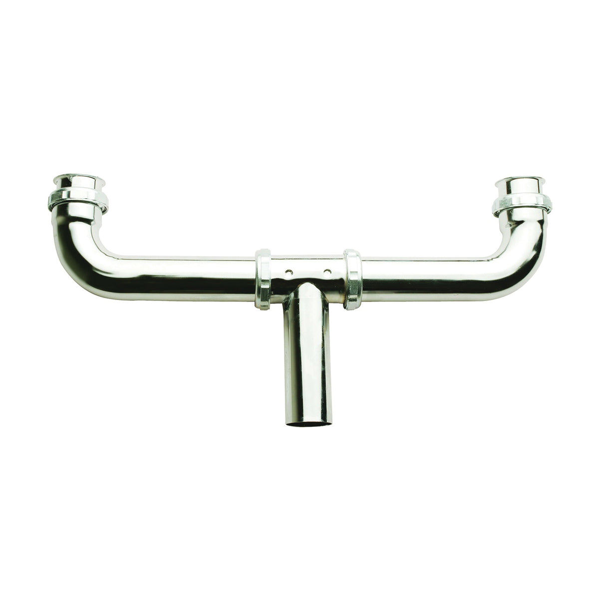 Plumb Pak PP924CP Waste Center Outlet, 1-1/2 in, Slip Joint, Brass, Chrome