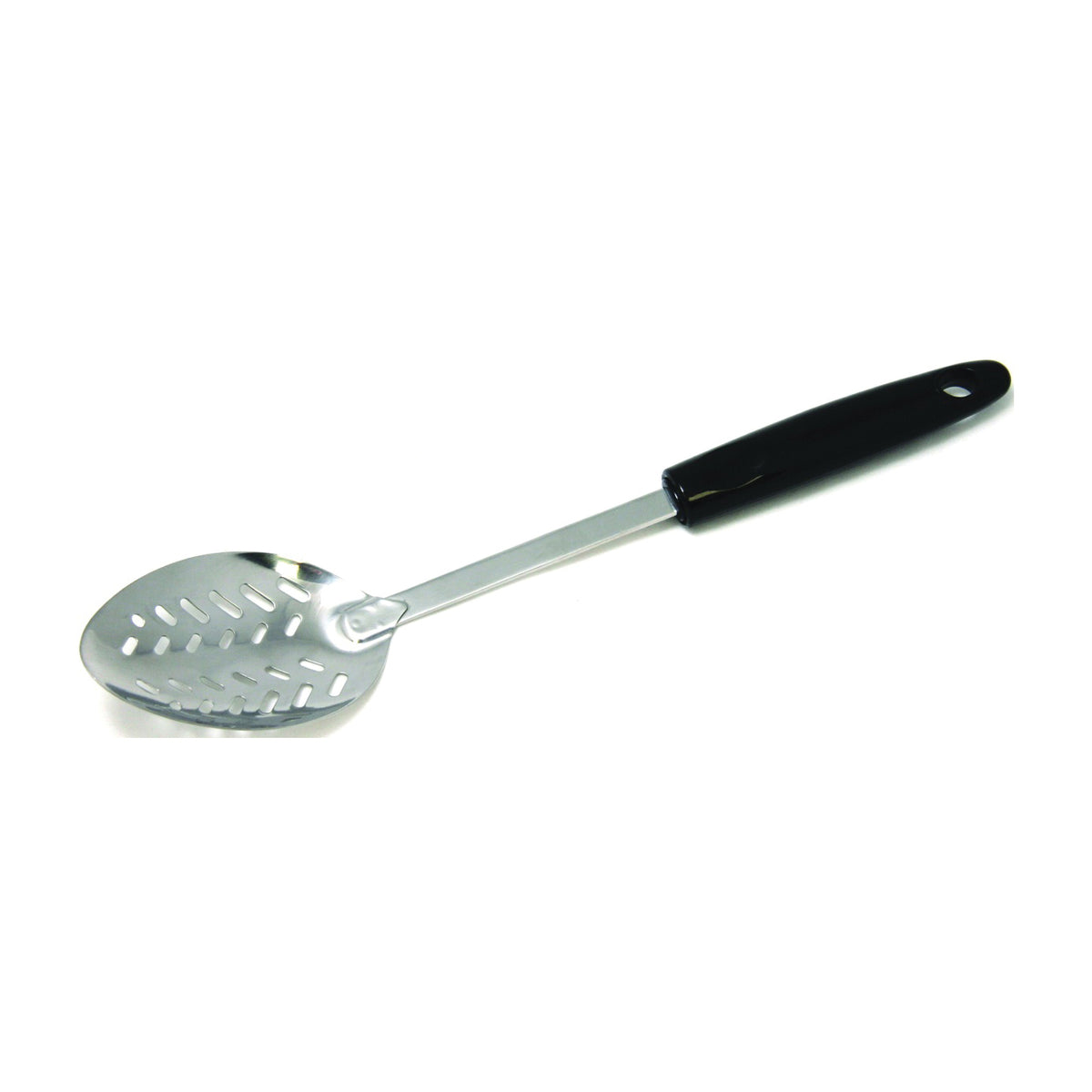 CHEF CRAFT 12931 Spoon, 12 in OAL, Stainless Steel, Black, Chrome