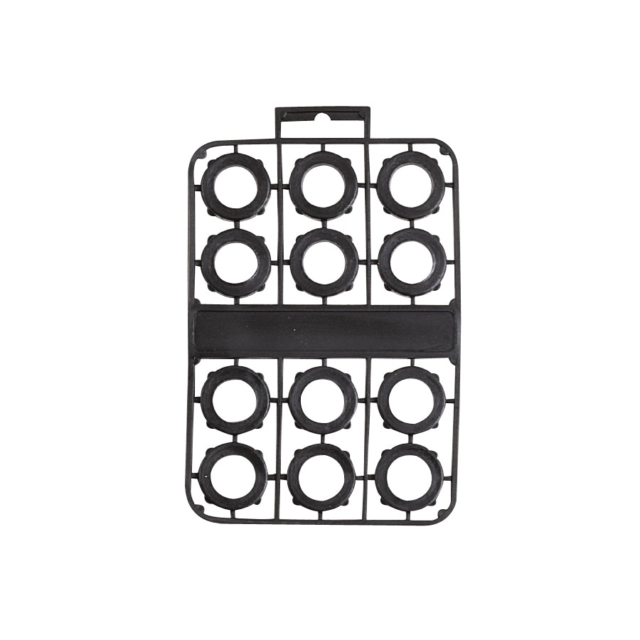 Landscapers Select GM2073L Hose Washer, 5/8 in ID, 31/32 in OD, 3.1 mm Thick, PVC, Black