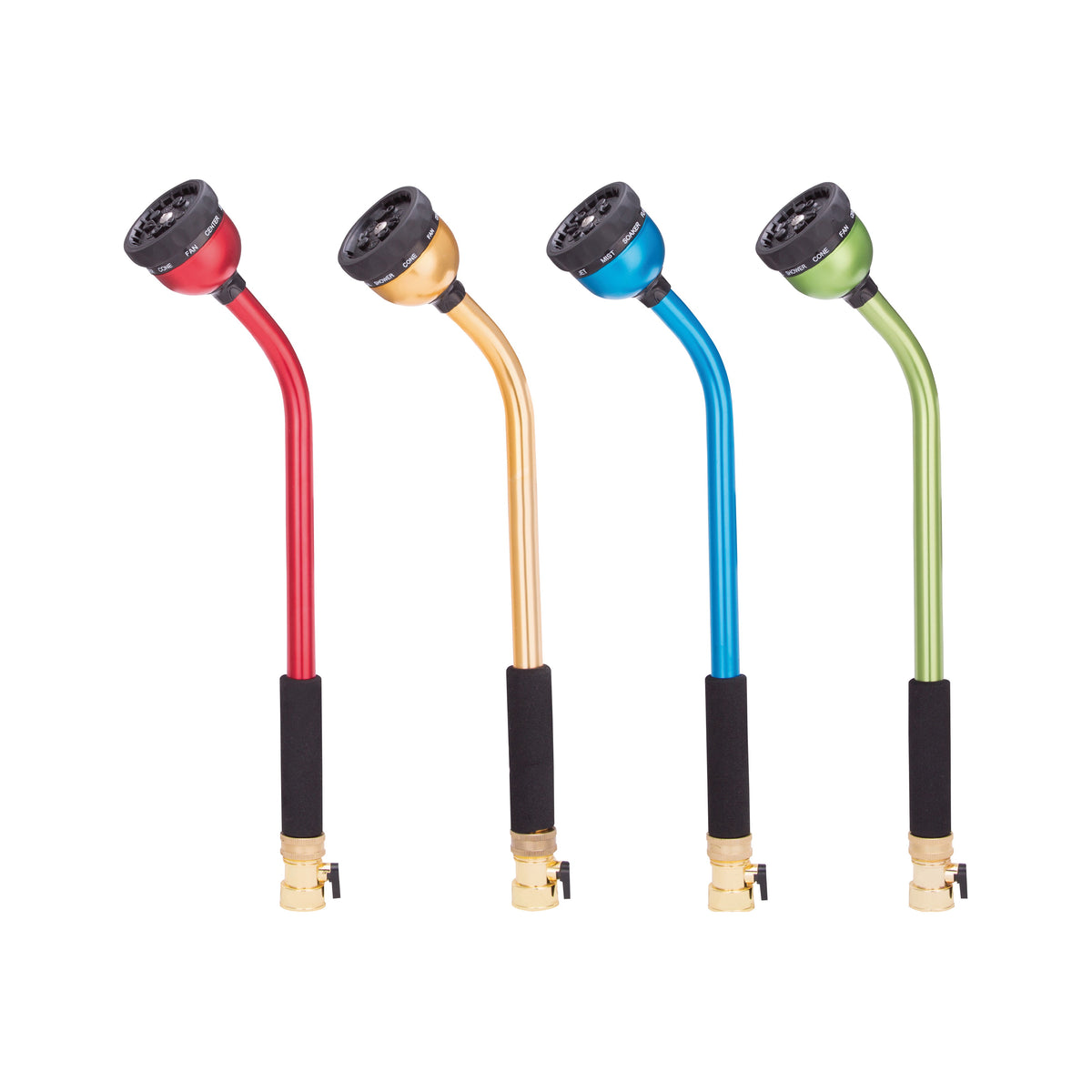 Landscapers Select GW54511/183L Water Wand, 9 -Spray Pattern, Aluminum, Blue/Green/Red/Yellow, 18 in L Wand