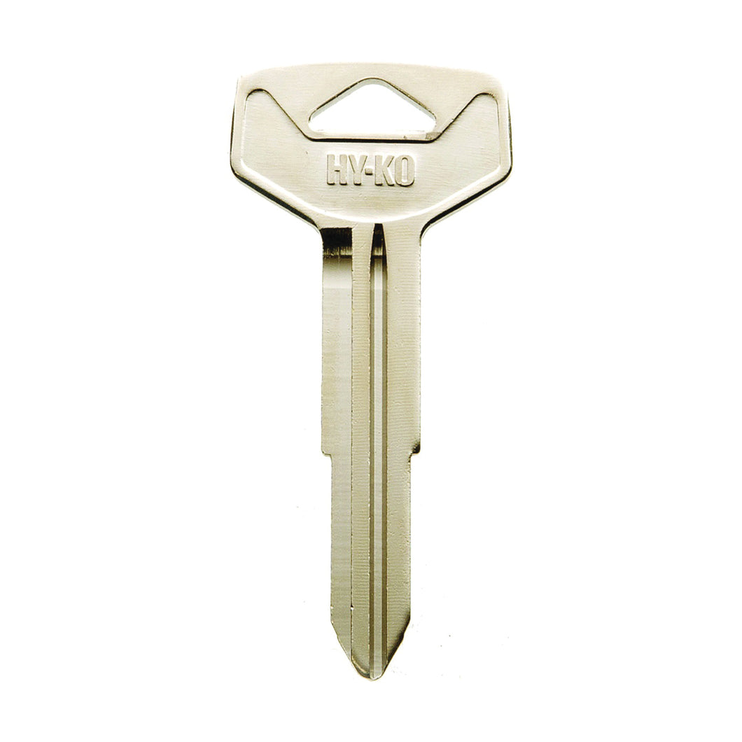 HY-KO 11010TR44 Automotive Key Blank, Brass, Nickel, For: Toyota Vehicle Locks