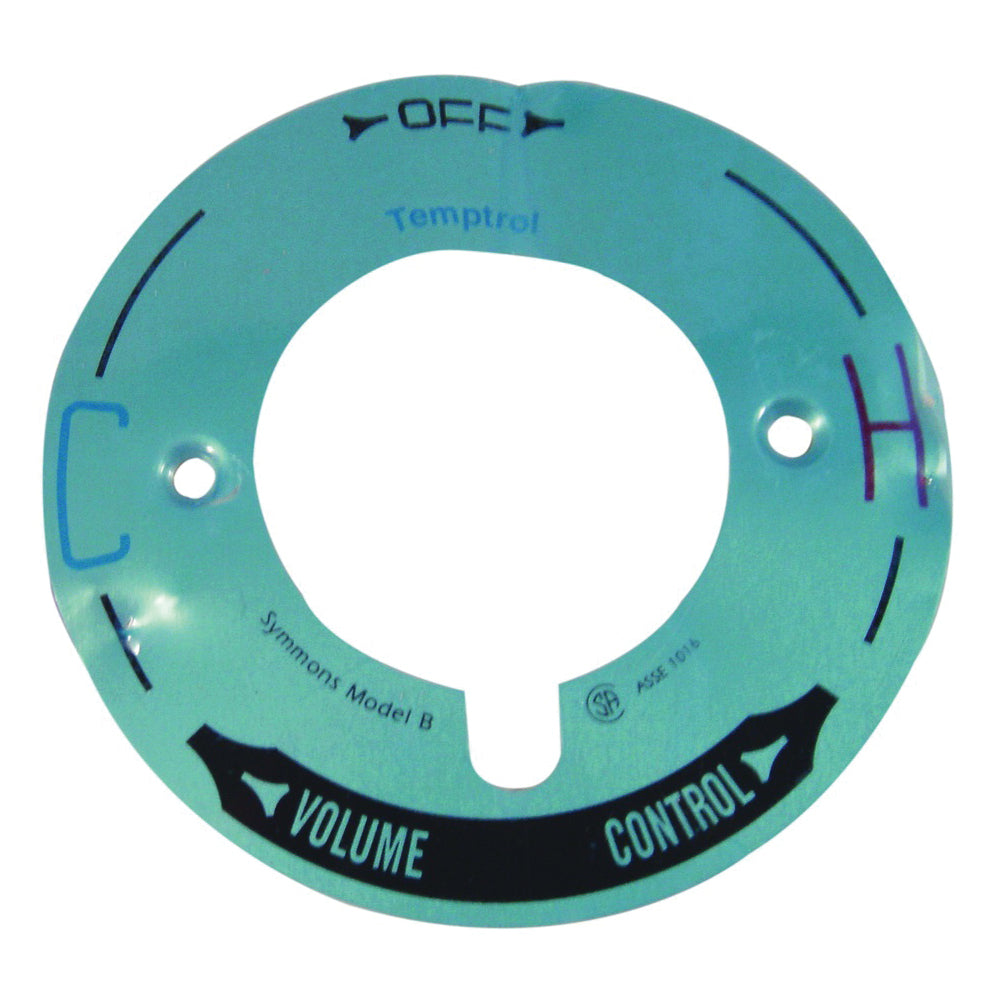 Danco 37613 Shower Temptrol Dial, Plastic, Chrome Plated, For: Symmons Model T-29B Faucet Handles