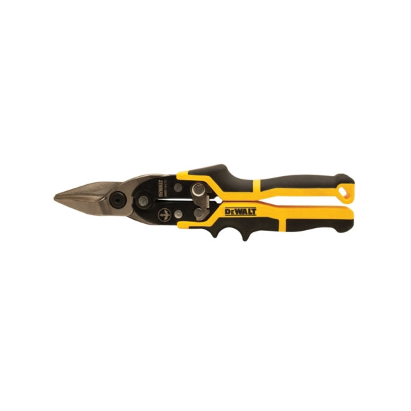 DeWALT DWHT14675 Aviation Snip, 11.9 in OAL, 1-1/2 in L Cut, Straight Cut, Steel Blade, Cushion-Grip Handle