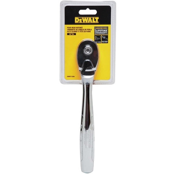DeWALT DWMT71805 Ratchet, 1/2 in Drive, 12-6/16 in OAL, Chrome