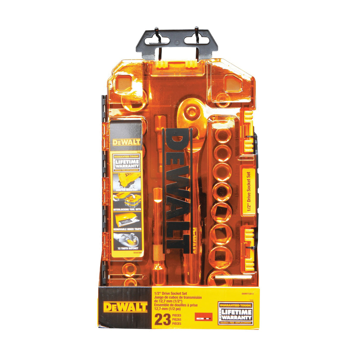 DeWALT DWMT73813 Socket Set, Chrome