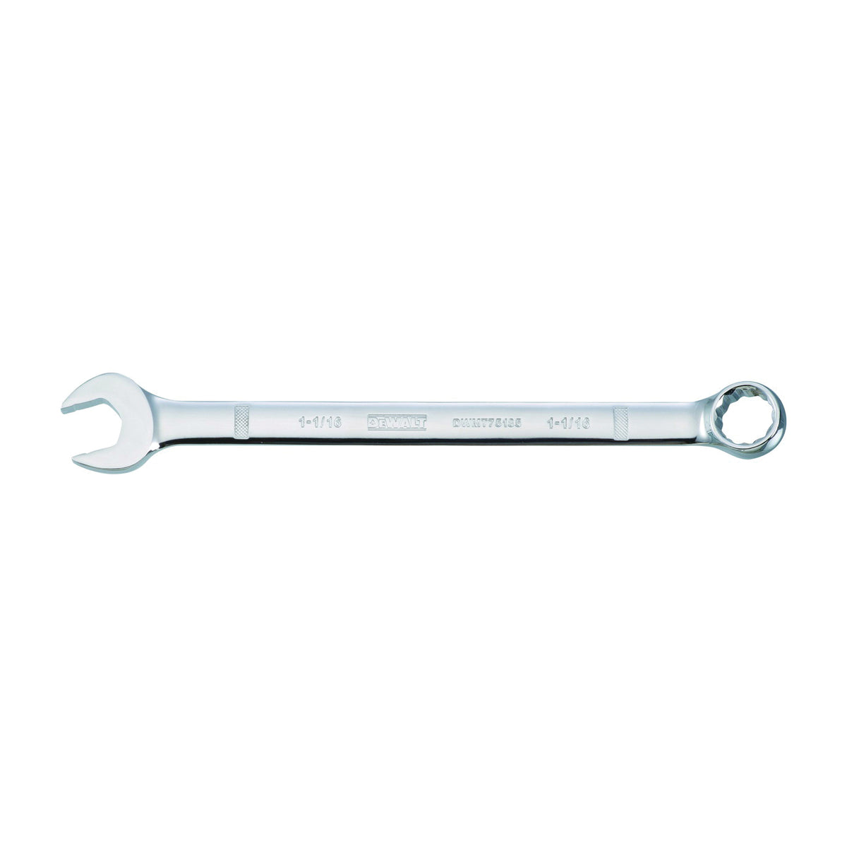 DeWALT DWMT75185OSP Combination Wrench, SAE, 1-1/16 in Head, 14-3/4 in L, 12-Point, Chrome, Comfort-Grip Handle