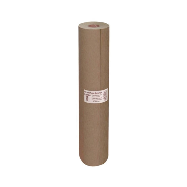 Trimaco EasyMask 12912 Trim Masking Paper, 180 ft L, 12 in W, Brown